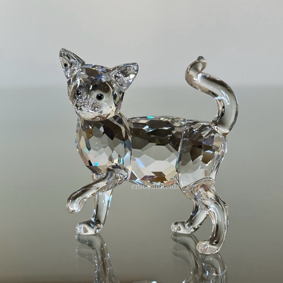 SOLD - Swarovski Crystal The Peaceful Countryside Mother Cat Standing 861914 - Picture 10 of 11